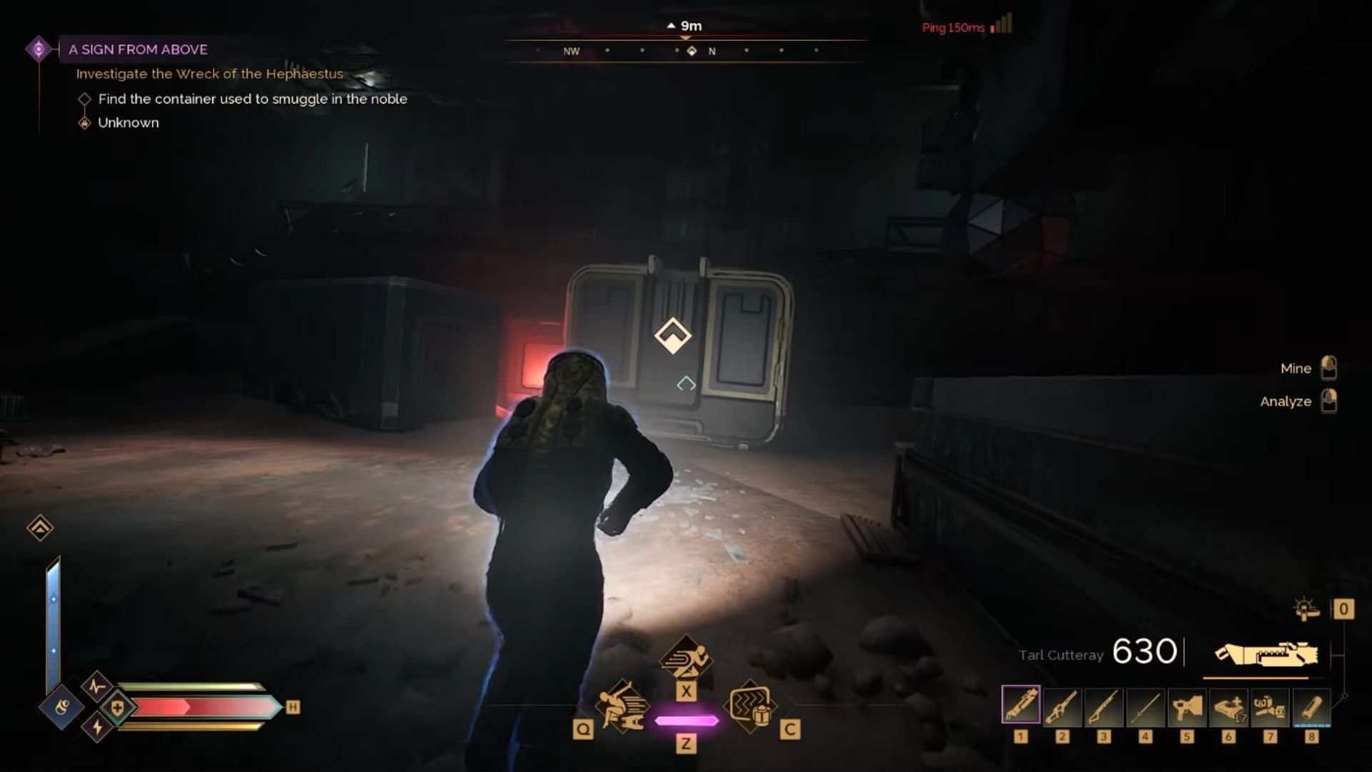 You'll also need to break this open to progress through the quest (Image via Funcom || YouTube/@ConCon)